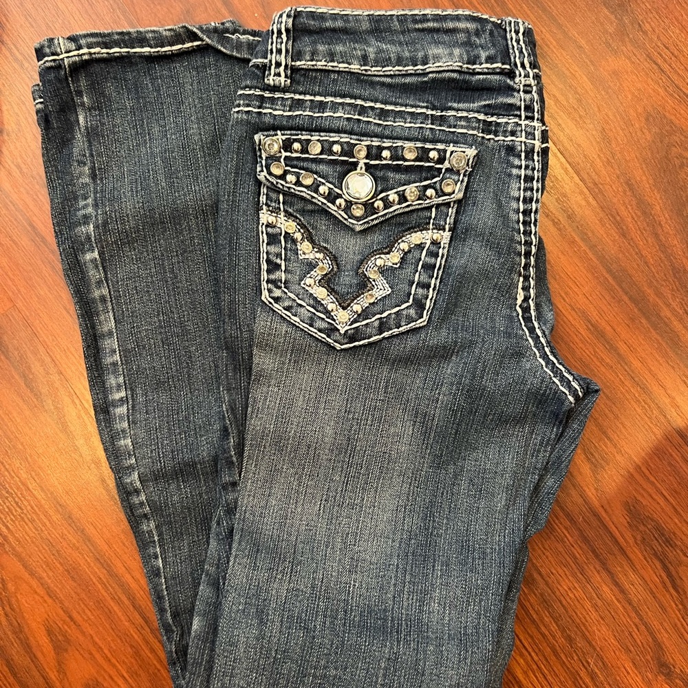 Miss Chic size 7 bootcut riding jeans